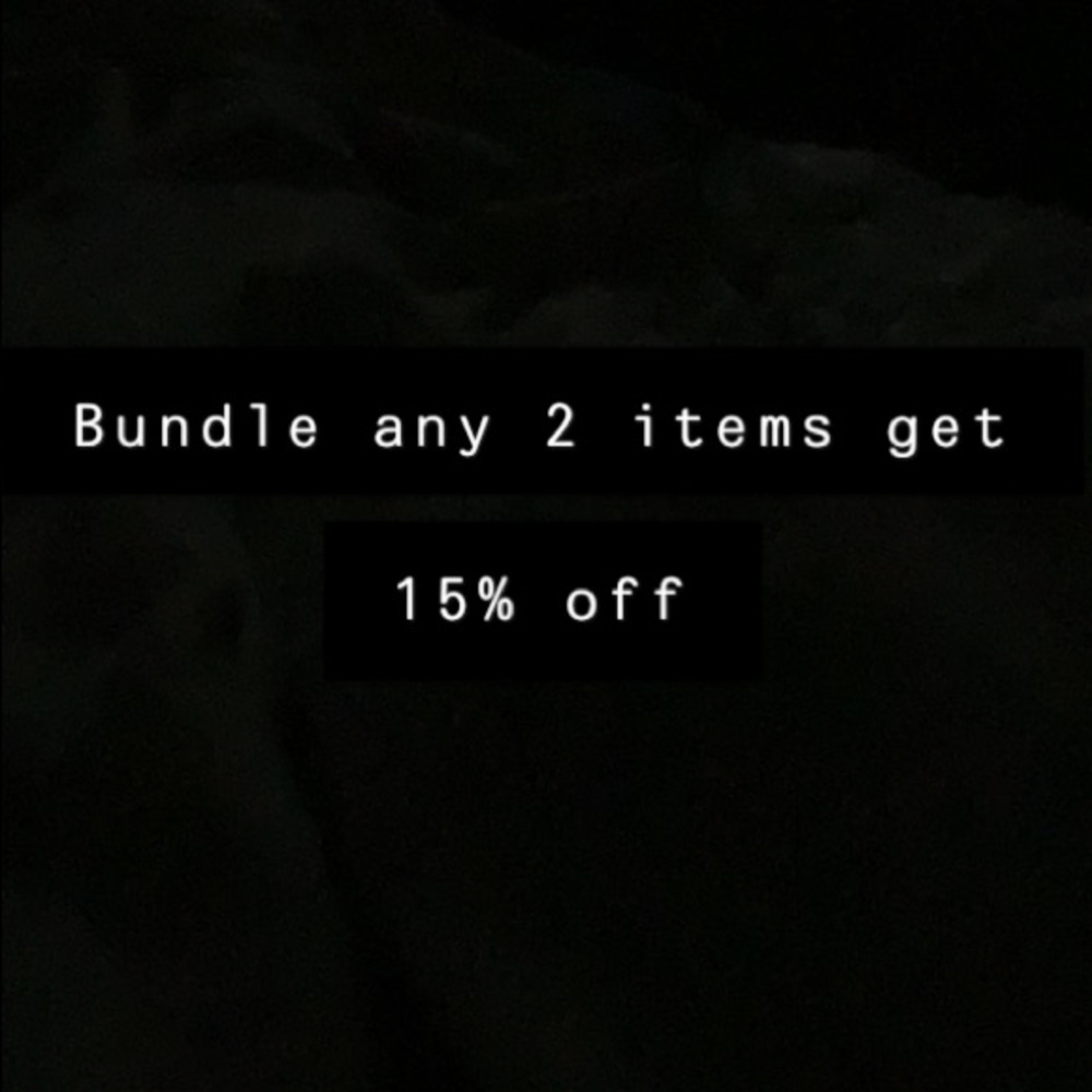 💜BUNDLE ANY 2 ITEMS GET 15% OFF💜